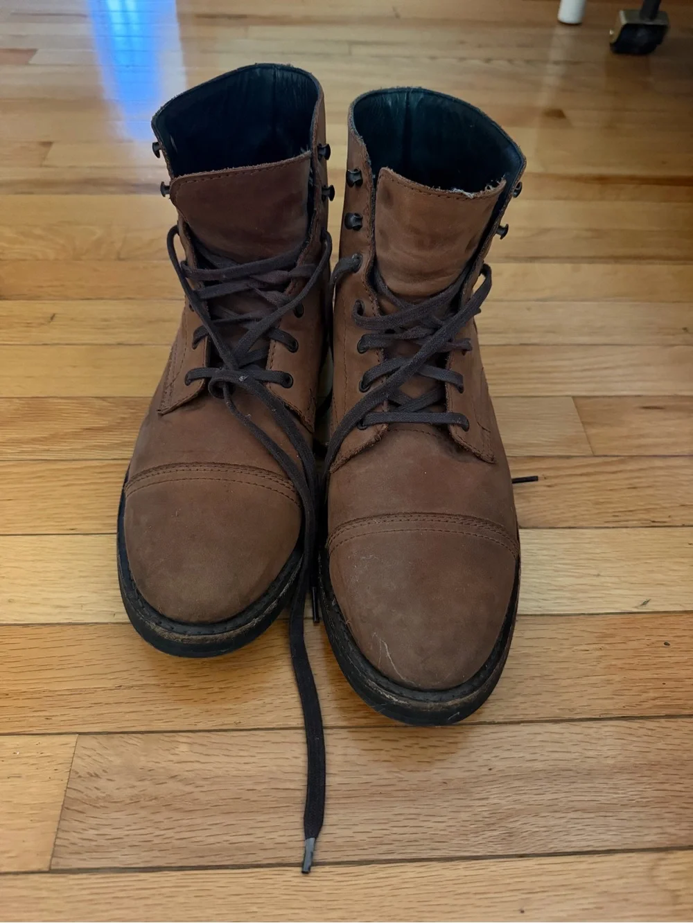 Thursday Boot Company Men's Brown Lace-Up Leather Boots